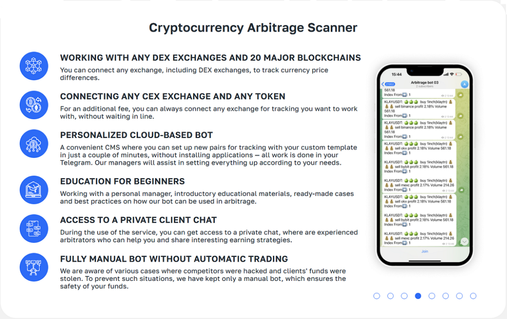 Cryptocurrency arbitrage screener