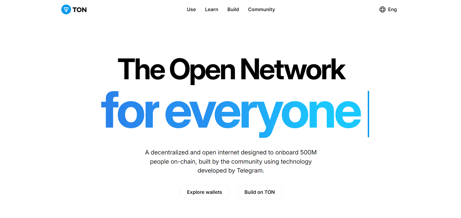 TON (The Open Network)