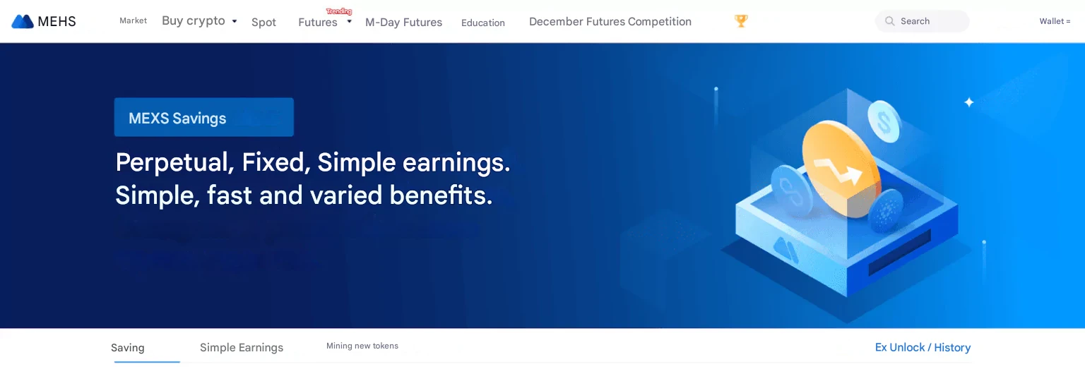 MEXC Savings Product