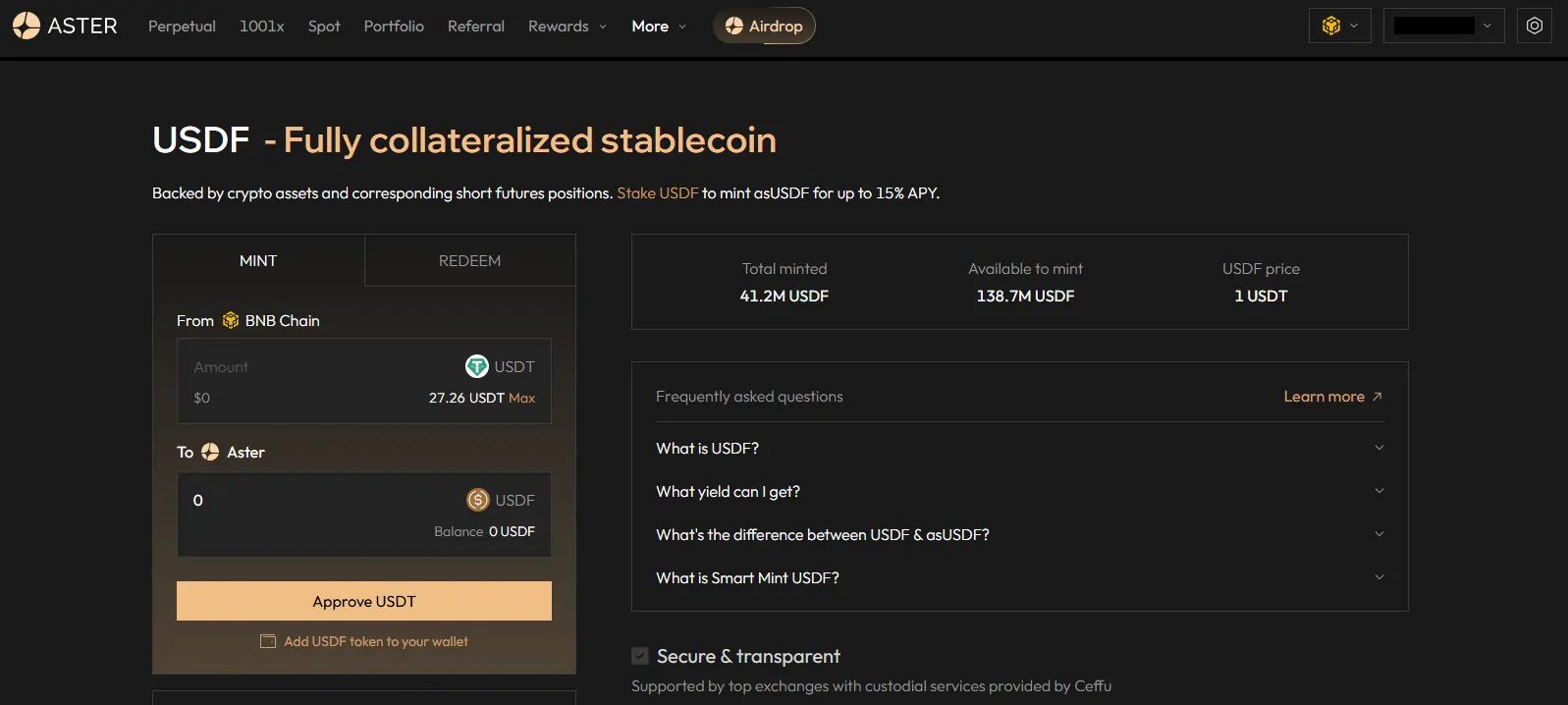 Платформа также выпускает USDF