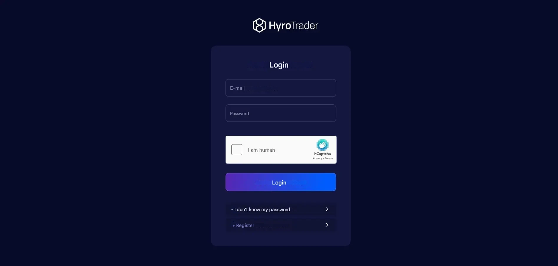 Login to your personal account