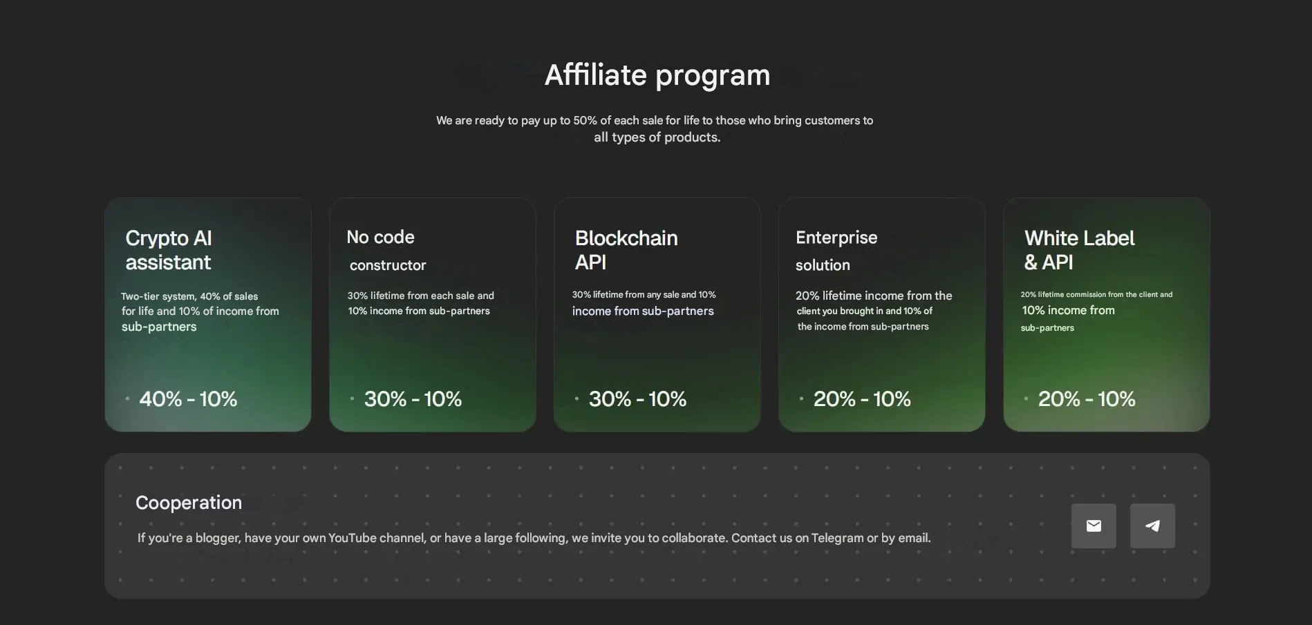 Affiliate program