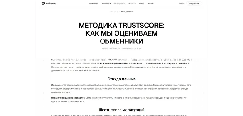 Методика TrustScore